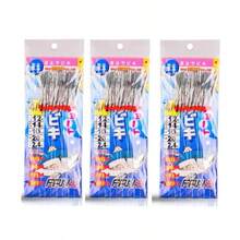 10 Hooks Sabiki Hook Rigs Boat Sea Fishing Flasher String Fishing Group Fishing Hook - Silver - View 3