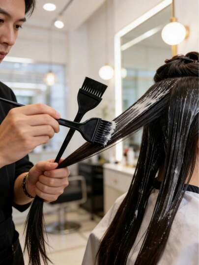 Bộ 2 cọ nhuộm tóc chuyên nghiệp - Giúp thoa đều màu, dễ dàng - Hoàn hảo cho các chuyên gia làm tóc tại salon và những người yêu thích tự nhuộm tóc - Được thiết kế để dễ dàng thể hiện cá tính tại nhà, dụng cụ làm tóc, sản phẩm và phụ kiện tóc, phù hợp cho salon, spa và du lịch.