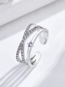 1 chiếc nhẫn mùa xuân 2025 được mời tham dự /, cơn sốt lan truyền ở Châu Âu và Mỹ, Ngày lễ tình nhân, Lễ hội Carnival, Ngày Thánh Patrick, Lễ hội Carnival Cologne, Mùa tựu trường mùa xuân, Tháng, Nhẫn hở bằng đồng cao cấp kiểu retro đính đá Cubic Zirconia siêu nhỏ giống người nổi tiếng, chất lượng cao, siêu hot, phù hợp cho phụ nữ - Nhẫn xếp chồng - Xem 19