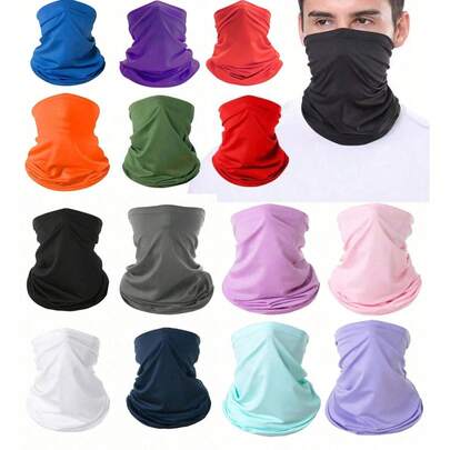 Universal Cycling Face Mask For Both Men And Women, Outdoor Sports Windproof, Dustproof, Breathable Camouflage Headscarf Neckband For Sun Protection And UV Protection, Sports Face Mask, 1 Piece/4 Pieces/Pack, 17.8*9.6 Inches, Sports Face Mask, Sweat-Absorbing Sun Protection Scarf Headband, Suitable For Sports Such As Cycling, Skiing, Hiking, Fishing, Etc., Universal Multi-Functional Neck Cover, Snow Mask. Cold-Proof. Windproof Scarf.