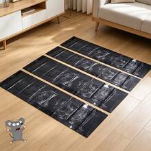 4Pcs Large Super Strong Adhesive Mouse Glue Board, Suitable For Garages, Gardens, Basements, Kitchens, Homes, Indoor And Outdoor, Dining Rooms And Offices (47 Inches). - Màu đen - 47,2 inch - Bộ 4 món - Xem 1