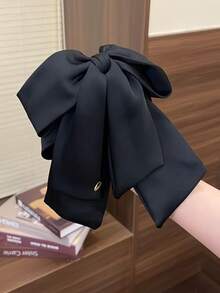1 chiếc kẹp tóc nữ kiểu dáng mới màu đen, chất liệu cao cấp, hình nơ, thích hợp cho mùa hè, kỳ nghỉ, du lịch. - Nhiều màu - Xem 8