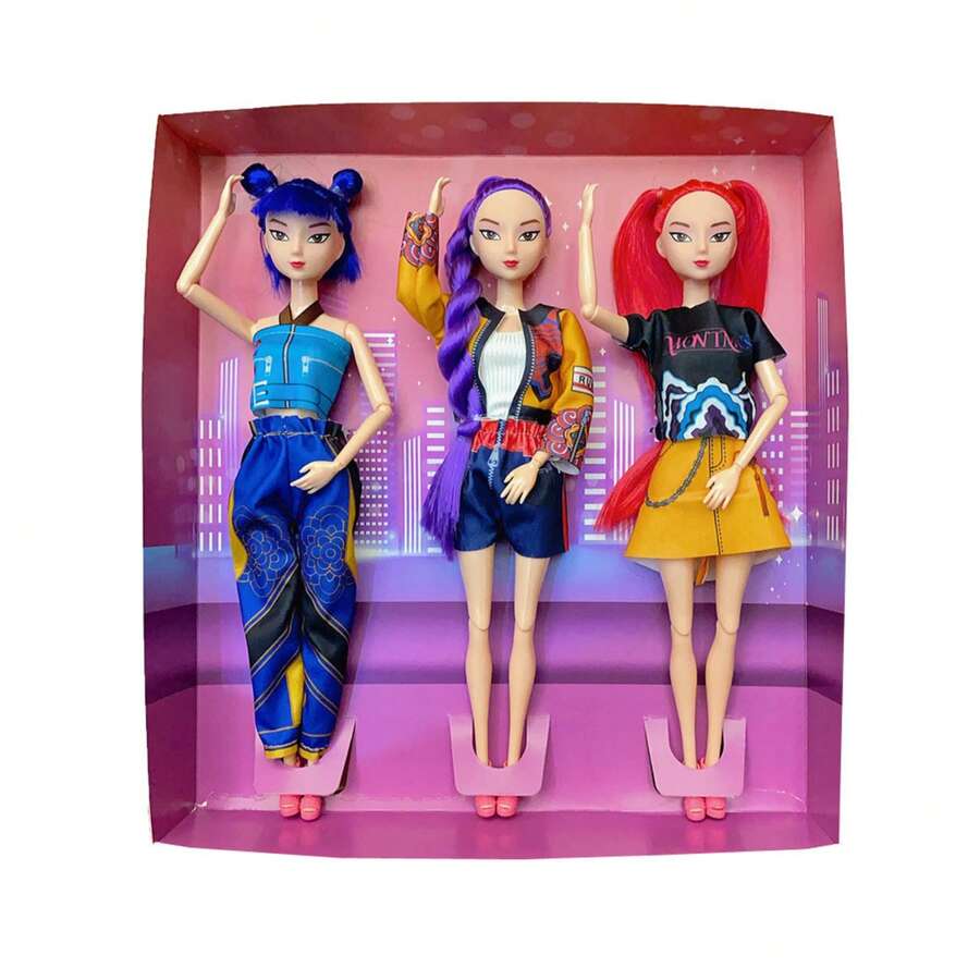 Hasbro 1件組 X K-Pop 玩具公仔套組 11.5 吋可動人偶 收藏模型玩具 適合成人與青少年粉絲 遊戲禮物首選 - 多色 - 查看 1