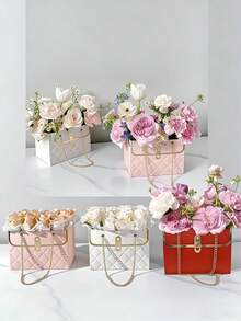 1/5 túi vải bố trắng cao cấp hình thang, thích hợp làm quà tặng Ngày của Mẹ, Giáng sinh, Ngày Valentine, họa tiết hoa, đựng quà nhỏ, phù hợp tặng quà hàng ngày, túi quà sáng tạo, hộp quà cưới, quà tặng cửa hàng hoa, túi quà sinh nhật, túi quà nữ, túi quà nam, bộ túi quà, túi quà có quai xách, túi quà rửa tội cho bé, túi quà nhỏ. - Nhiều màu - Xem 10