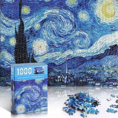 1000pcs Starry Sky Puzzle, Stress Relief Mini Puzzle Toy, Includes Puzzle Pieces And Drawing Paper, Best Gift For Adult Art Creation And Family Game, Metal Puzzle, Family Game, Adult Game, Puzzle, Game, Puzzle, Puzzle, Puzzle, Adult Puzzle, 2000pcs Puzzle, Puzzle Accessories, Adult Puzzle, Mini Puzzle, 1 Puzzle Board