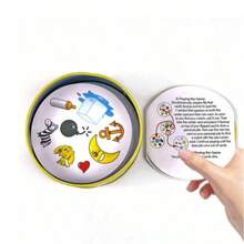 Classic Matching Card Game - Family Gathering And Board Game, Suitable For Family And Friends, Also An Ideal Holiday Gift - Yellow - View 3