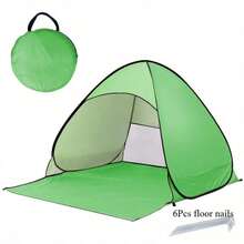 Our Lightweight And Portable Pop-Up Beach Tent Features UPF 50+ UV Protection! It Makes A Great Gift For Christmas, Halloween, Or Thanksgiving. - Multicolor - View 9