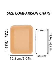 10/50 khay đựng thức ăn bằng giấy Kraft màu nâu, hộp đựng thức ăn vuông dày dặn, thích hợp cho tiệc nướng/đồ ăn nhẹ/bánh mì kẹp thịt/khoai tây chiên/gà rán/xúc xích, tiệc tùng/đám cưới/sinh nhật/nhà hàng/khách sạn/cắm trại. - màu nâu - Xem 10