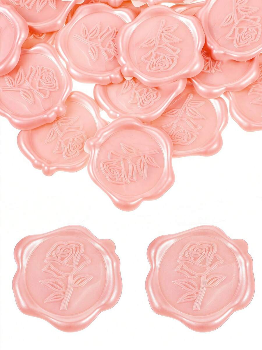 20/30/50/100 miếng dán niêm phong bằng sáp, nhãn dán niêm phong phong bì thiệp cưới, nhãn dán tự dính, hoàn hảo cho đám cưới, thiệp mời, phong bì, gói quà, Giáng sinh.