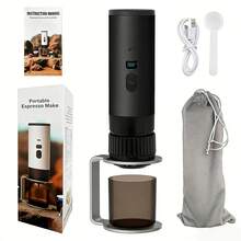 Mesin Kopi Kapsul Portabel, Mesin Pembuat Kopi Espresso Bertekanan dengan Pompa Pemanas Listrik, Mesin Kopi Mini Kompak untuk Rumah, Kantor, Luar Ruangan, dan Berkemah, Hadiah Liburan yang Ideal - Mesin espresso Italia - View 18