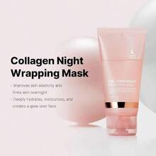 Collagen Overnight Peel-Off Mask (2-Pack): Formulated With Potent Collagen Ingredients, This Mask Deeply Penetrates The Pores To Effectively Minimize Their Appearance, Boost Elasticity, Smooth Wrinkles, Address Sagging Pores, And Moisturize And Firm The Skin-Thereby Combating Skin Laxity. (Includes 2 Complimentary Jelly Brushes.) - 2-pack - 查看 2