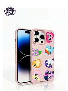 Hasbro MY LITTLE PONY 官方正品手机壳，香奈儿菱格纹粉色手机壳，卡通少女风手机壳，节日礼物手机壳，盒装，适用于 iPhone 17、17 Air、17 Pro、17 Pro Max、11、12、13、14、15、16 Pro、16 Pro Max、14 Plus、15 Plus、16 Plus、15 Pro Max、16 Pro、X、XR - 彩色 - 查看 5