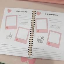 1pc Mother's Day Gift, 100 CITAS Con Mi Hija, Mother Daughter Memory Journal - A - View 7
