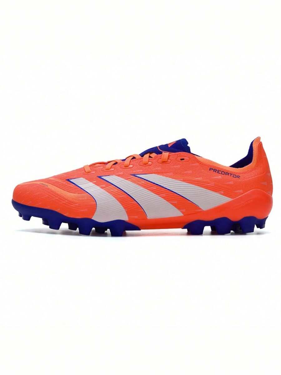 Adidas 男女同款PREDATOR 2G/3G中階AG人草足球鞋 - 橙色/白色/藍色 - 查看 1