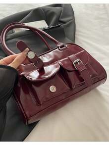 Bolsos de hombro para mujer - Rojo - Ver 5