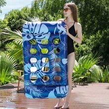 Giường phao bơm hơi PVC dày dặn dành cho một người, thích hợp cho các bữa tiệc bãi biển mùa hè, dùng cho hồ bơi giải trí. - Nhiều màu - Xem 10