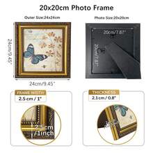 巴洛克风格金色相框 - 精致的3D立体雕刻金色表面，复古风格，多种尺寸可选（30x40/21x30/15x20/10x15厘米） - 经典家居装饰，适用于照片墙、客厅、卧室，易于悬挂，是完美的礼物之选。 - 優質的 - 查看 16