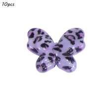 Serie de accesorios de moda con patrón de leopardo: cuentas de amor, cuentas de acrílico perforadas para hacer pulseras, cadenas de teléfono, lazos para el cabello, collares, aretes y colgantes. Fuente de fábrica al por mayor. - Multicolor - Ver 32