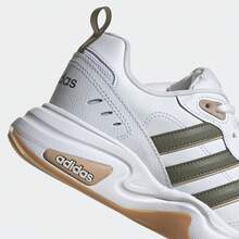 Adidas 阿迪达斯 STRUTTER 实用复古厚底休闲运动鞋 - 白色 - 查看 9