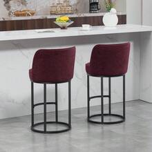 Barstools - Burgundy - View 2