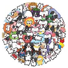 54张透明可爱卡通猫咪贴纸，精美动物贴纸，适用于水瓶、吉他、行李箱、手机壳、笔记本电脑、滑板、礼品等。 - F - 查看 6
