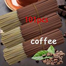 Coffee Scented Incense Sticks, Natural Handmade Aromatherapy Incense, Home Fragrance, Yoga, Meditation, Stress Relief, Long-Lasting Aroma - 咖啡線香棒 - 查看 9