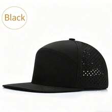 Men's Quick-Dry Breathable Baseball Cap, Fashionable Versatile Outdoor Washed Hat, Adjustable Casual Streetwear Cap Suitable For Various Occasions - Multicolor - View 7