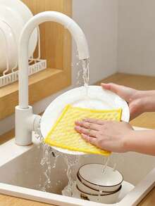 Khăn lau nhà dày dặn, khăn lau bát đĩa bằng sợi microfiber siêu thấm hút, khăn lau bếp. - khăn lau bếp bằng sợi microfiber - Xem 3