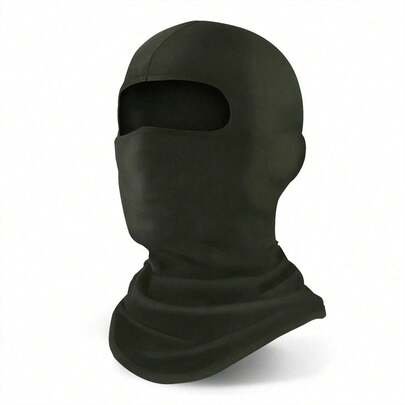 1/2pcs Unisex Balaclava Hat, Single Hole Ski Mask, Outdoor Sports Headwear, Suitable For Summer Cycling