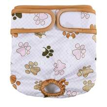 1pc Reusable Dog Diapers Dog Diaper Liners Female Female Dog Diapers Female Elderly Dog Incontinence Washable Dog Diapers - Multicolor - View 17