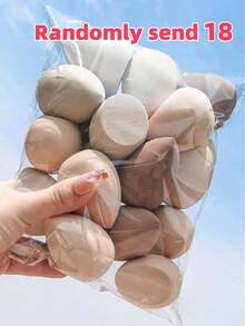 Large Size Dry & Wet Dual-Use Makeup Sponge Puff, Random Styles, Suitable For Makeup Application And Concealing, Convenient To Carry, Great For Christmas Gifts To Friends,Giveaways,Travel,Cheap Stuff,Travel Essential - Multicolor - View 16