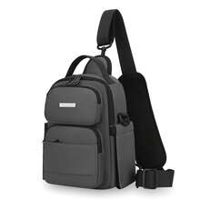 SHILAN An Essential For Urban Commuting! A Multi-Compartment Three-Way Crossbody Bag That Easily Holds All Your Daily Essentials Hassle-Free - Multicolor - View 4