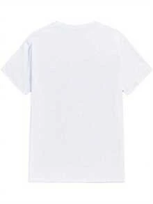 Men's T-Shirts, Summer Tops, Limited Edition 1988 "Cassette Vibes" Plus Size Men's T-Shirts, Plus Size Cotton T-Shirts, Men's Summer Outfits - White - View 2