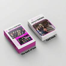 1pc 55pcs Cat Eye KATSEYE Small Cards SOPHIA MEGAN LARA Peripheral LOMO Cards - Multicolor - View 5