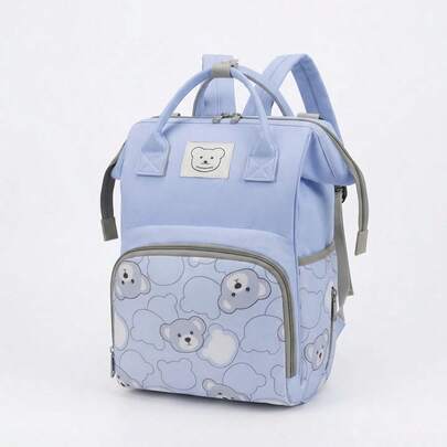 Mochila Pañalera Multifuncional de Gran Capacidad Impermeable con Compartimento Ideal para Viajes Uso Diario Regalo Baby Shower Cumpleaños Dia del Niño Reyes Navidad