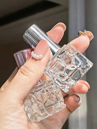 1/3 chiếc bình xịt nước hoa mini bằng thủy tinh trong suốt 10ml - Bình xịt nhỏ có thể nạp lại, vật dụng cần thiết khi đi du lịch, phun sương mịn - Người bạn đồng hành thiết yếu khi đi du lịch, chai nước hoa, dùng cho phòng ngủ, sử dụng hàng ngày, nước hoa, hộp đựng bằng thủy tinh, bình xịt nước hoa, hộp đựng có thể nạp lại, chai thủy tinh