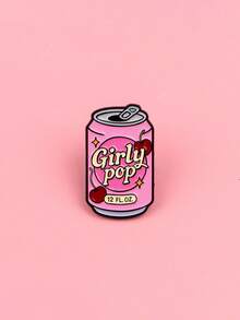A Fun Soda Can Brooch, Metal Alloy Jewelry, Personalized And Creative Soda Can Design, Irregular Badge - Beverage Can - View 3