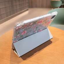 Ốp lưng bảo vệ bằng acrylic trong suốt 2026 có khe cắm bút, tương thích với MatePad 11.5S, chức năng ngủ/thức thông minh, chân đế gập ba, tương thích với Redmi Pad 2 11", Pad SE 11", MatePad SE 11", A16, thế hệ thứ 10, thế hệ thứ 8/9 10.2", Pro 11", thế hệ thứ 11, Air 11" (M4) - Trong sáng - Xem 10