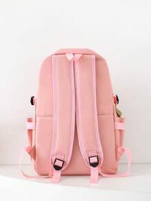 Large Capacity Multi-Functional Casual Commuter Backpack, Utility Style - Multicolor - View 3