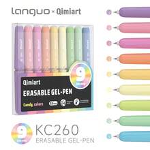 45-Color Erasable Gel Pen Set, 0.6mm Fine Tip Clockwise Retractable Design, Built-In Eraser, Smooth Vivid Ink Completely Erasable, Cute Eggshell Shape, Suitable For Art Journals, Doodles, Daily Note-Taking, DIY Crafts, Quality Back-To-School & Office Supplies - Set - View 15