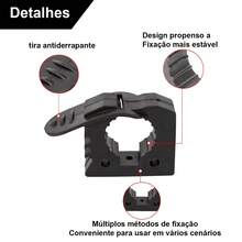 Kit 2 Suportes Ajustáveis Para Ferramentas 30 a 40mm Fixador Multiuso - A - Visão 2