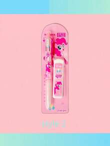 MY LITTLE PONY 1/4支装卡通自动铅笔套装（含笔芯）——可爱动漫自动铅笔及文具套装，采用萌趣动漫风格，包含按压式自动铅笔和备用笔芯，是学生或办公室的必备之选。除了作为文具，这些可爱的设计还可以作为家居装饰或派对用品的趣味点缀。 - A - 查看 14