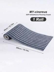 Thick Self-Adhesive Carpet, No Glue Needed, Removable Without Residue, DIY Trimmable, Suitable For Walk-In Closet, Bathroom, Kitchen, Doormat, Stair Treads, Home, Commercial, Office, Self-Adhesive Floor Carpet, Bedroom Decor - A - View 13