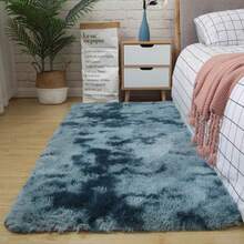 Super Soft Shaggy Rug, Fluffy Tie-Dye Shag Carpet, Suitable For Living Room, Bedroom, Dorm, Teen Room Decor, Birthday & Graduation Gift - Royal Blue - View 4