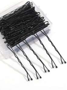 150pcs/Box Black Hair Clips, Minimalist Hair Accessories Barrettes For Women,Summer,Holiday,Travel, Head Accessories,Festival,Party - Multicolor - View 7
