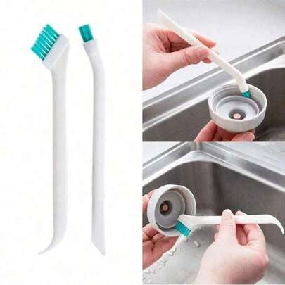 2pcs Multi-Purpose Kitchen Cleaning Brush - Manual Spiral Brush, Suitable For Bottles And Cups, No Electricity Required, Great For Household Use