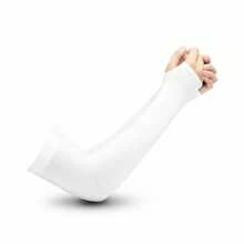 Long Solid Color Arm Sleeves, Multi-Color Options, Anti-Slip Design, UV Protection, Breathable High Elasticity, Satin-Like Fabric; Versatile For All Seasons, Suitable For Outdoor, Travel, Cycling, Driving Sun Protection In Spring/Summer, Also Can Be Used As Arm Warmer In Autumn/Winter - A - View 22