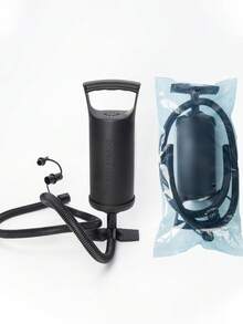 1 pieza Inflador de globos manual de mano negro, bomba de aire manual de plástico reutilizable adecuada para aros de natación, campamento al aire libre, uso doméstico, bomba infladora manual multifuncional para fiestas, bodas, cumpleaños, eventos especiales/Herramienta conveniente y sin esfuerzo para inflar globos, bomba infladora, artículo esencial para vacaciones - Multicolor - Ver 9