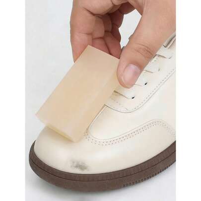 2pcs Portable Suede Shoe Cleaner, Waterless, Easy To Carry, Suitable For Cleaning Velvet, Leather, Sneakers And White Shoes, Dry Cleaning Stain Remover, Travel-Friendly Shoe Care Wipe, Non-Abrasive, Ideal For Sneakers, Shoes, Spring/Summer Essentials, Bridesmaid Gifts, Home, Bedroom Decor