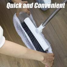 Bộ 10/20/30 chiếc bao bọc chổi dùng một lần cao cấp làm từ vải không dệt dày dặn, mềm mại, có độ đàn hồi cao và khả năng co giãn tốt, dễ dàng đeo vào và vừa khít với hầu hết các loại chổi tiêu chuẩn mà không bị tuột. Những bao bọc làm sạch hiệu quả này có khả năng thấm hút bụi bẩn, bụi mịn và lông thú cưng mạnh mẽ. - 20 khẩu trang vải dùng một lần màu trắng - Xem 11